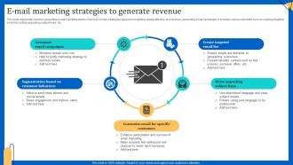 E Mail Marketing Strategies To Generate Revenue