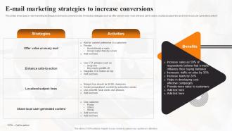 E Mail Marketing Strategies To Increase Conversions Local Marketing Strategies To Increase Sales MKT SS