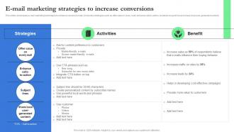 E Mail Marketing Strategies To Increase Conversions Record Label Branding And Revenue Strategy SS V