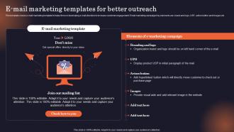 E Mail Marketing Templates For Better Outreach Why Is Identifying The Target Market
