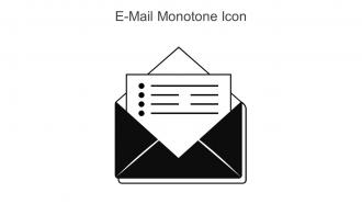 E Mail Monotone Icon In Powerpoint Pptx Png And Editable Eps Format