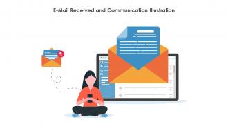 E Mail Received And Communication Illustration