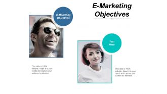 E marketing objectives ppt powerpoint presentation portfolio summary cpb