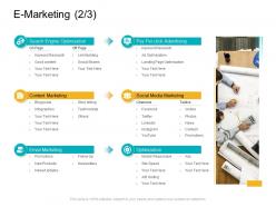 E marketing page e business infrastructure