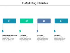 E marketing statistics ppt powerpoint presentation gallery templates cpb