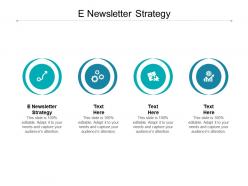 E newsletter strategy ppt powerpoint presentation ideas layouts cpb