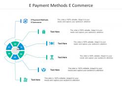 E payment methods e commerce ppt powerpoint presentation layouts structure cpb
