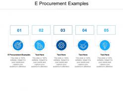 E procurement examples ppt powerpoint presentation styles images cpb