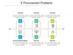 E procurement problems ppt powerpoint presentation show format cpb