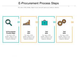 E procurement process steps ppt powerpoint presentation styles graphics cpb
