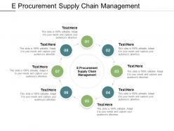 E procurement supply chain management ppt powerpoint presentation background designs cpb