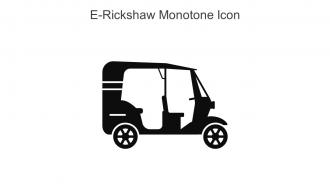 E Rickshaw Monotone Icon In Powerpoint Pptx Png And Editable Eps Format
