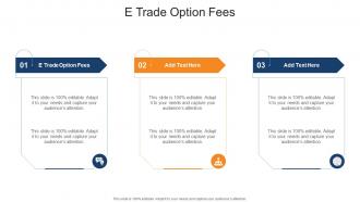 E Trade Option Fees In Powerpoint And Google Slides Cpb