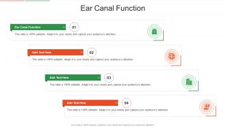 Ear Canal Function In Powerpoint And Google Slides Cpb