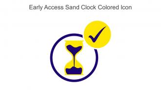 Early Access Sand Clock Colored Icon In Powerpoint Pptx Png And Editable Eps Format