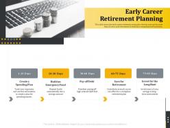 Early career retirement planning retirement benefits