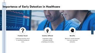 Early Detection Through Preventive Health Screenings PPT Sample AT Slides Image