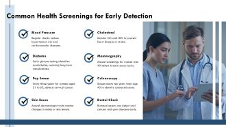 Early Detection Through Preventive Health Screenings PPT Sample AT Best Image