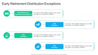 Early Retirement Distribution Exceptions In Powerpoint And Google Slides Cpb