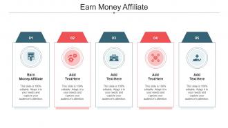 Earn Money Affiliate Ppt Powerpoint Presentation Pictures Templates Cpb