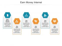 Earn money internet ppt powerpoint presentation slides template cpb