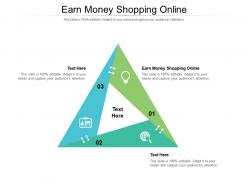 Earn money shopping online ppt powerpoint presentation show layouts cpb