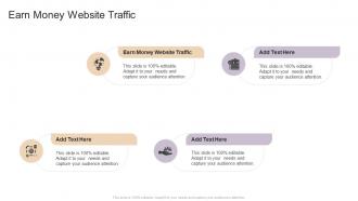Earn Money Website Traffic In Powerpoint And Google Slides Cpb