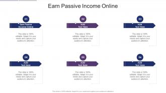 Earn Passive Income Online In Powerpoint And Google Slides Cpb