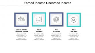 Earned income unearned income ppt powerpoint presentation slides show cpb