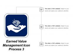 Earned value management icon process 3