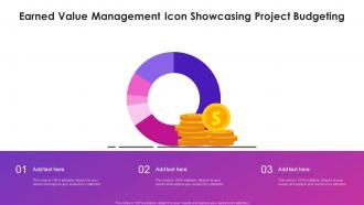 Earned Value Management Icon Showcasing Project Budgeting