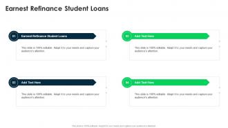 Earnest Refinance Student Loans In Powerpoint And Google Slides Cpb
