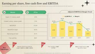 Earning Per Share Free Cash Flow And EBITDA Market Research Company Profile CP SS V