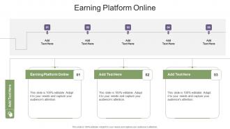 Earning Platform Online In Powerpoint And Google Slides Cpb