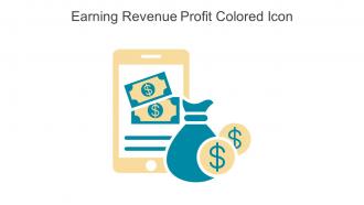 Earning Revenue Profit Colored Icon In Powerpoint Pptx Png And Editable Eps Format