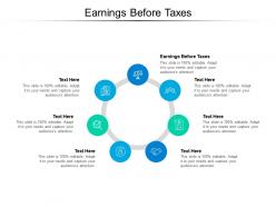 Earnings before taxes ppt powerpoint presentation ideas aids cpb