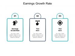 Earnings growth rate ppt powerpoint presentation pictures vector cpb