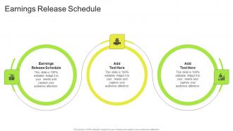 Earnings Release Schedule In Powerpoint And Google Slides Cpb