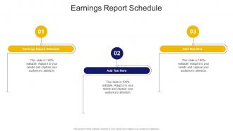 Earnings Report Schedule In Powerpoint And Google Slides Cpb