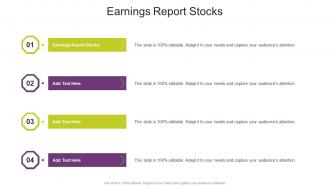 Earnings Report Stocks In Powerpoint And Google Slides Cpb