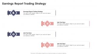 Earnings Report Trading Strategy In Powerpoint And Google Slides Cpb