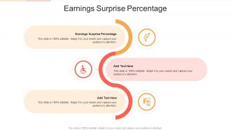 Earnings Surprise Percentage In Powerpoint And Google Slides Cpb