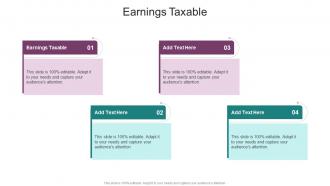 Earnings Taxable In Powerpoint And Google Slides Cpb