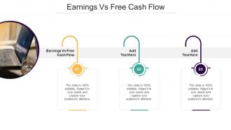 Earnings Vs Free Cash Flow In Powerpoint And Google Slides Cpb