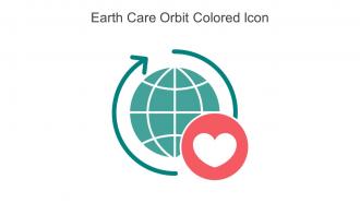 Earth Care Orbit Colored Icon In Powerpoint Pptx Png And Editable Eps Format