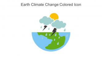 Earth Climate Change Colored Icon In Powerpoint Pptx Png And Editable Eps Format
