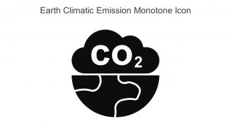 Earth Climatic Emission Monotone Icon In Powerpoint Pptx Png And Editable Eps Format