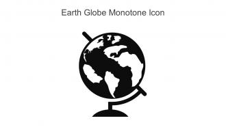Earth Globe Monotone Icon In Powerpoint Pptx Png And Editable Eps Format