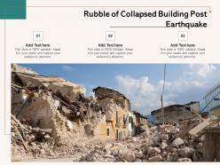 Earthquake Building Collapsed Survivors Excavator