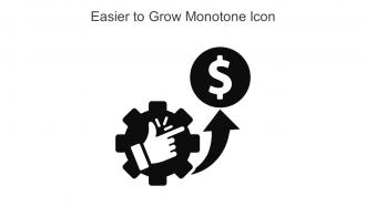 Easier To Grow Monotone Icon In Powerpoint Pptx Png And Editable Eps Format